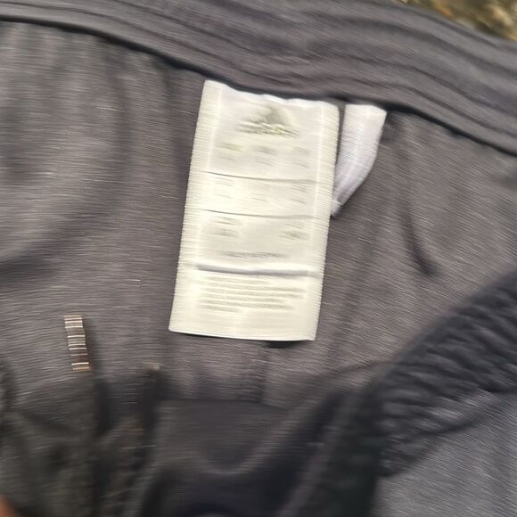 Adidas Black Men's Shorts NEW Soccer Shorts / Size Large Drawstring - Climalite - Picture 4 of 6